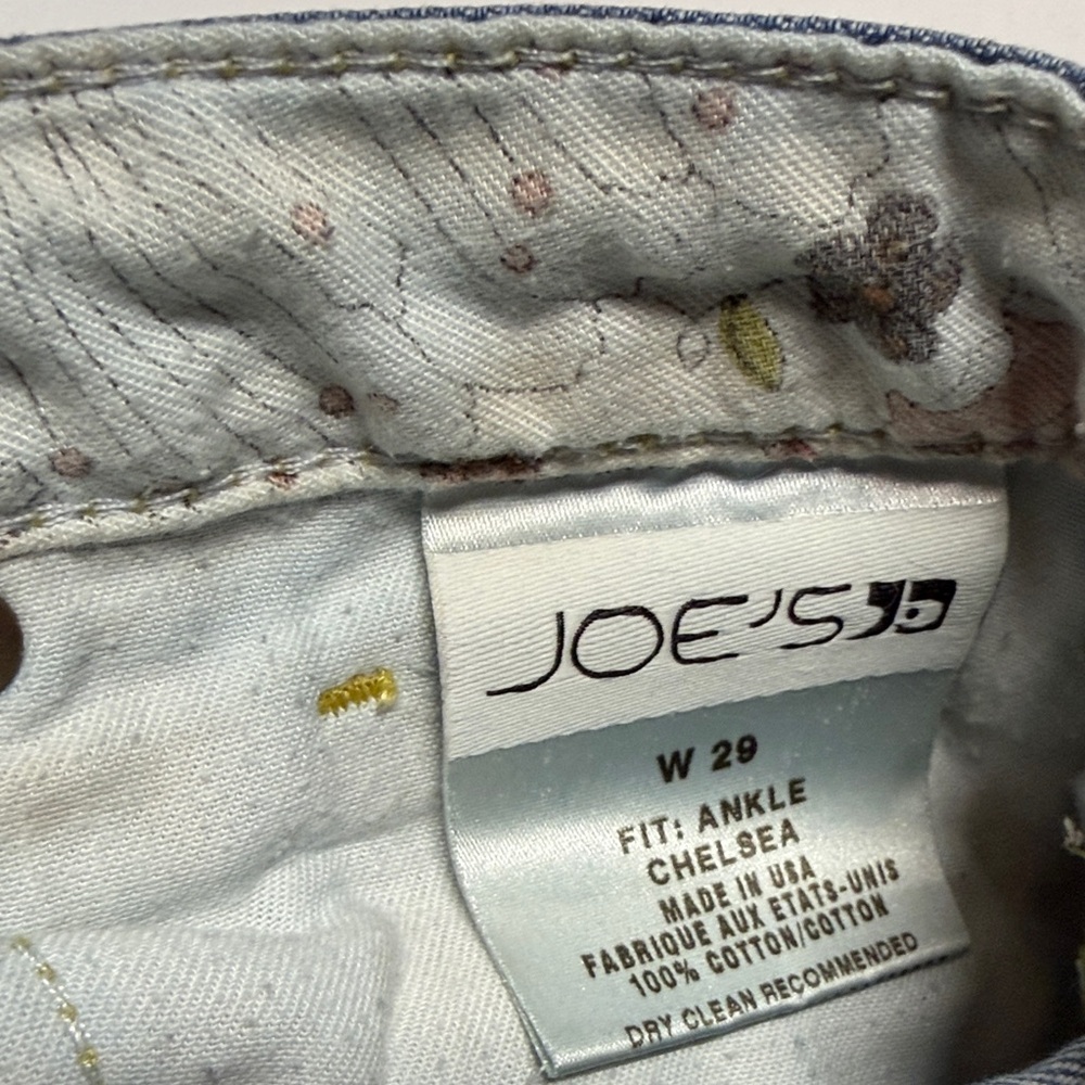 Joe's Jeans Light Blue Ankle Leg Women's Jeans - Picture 3 of 4